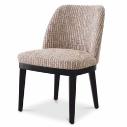 Luxus Esszimmer Stuhl Küchen Stuhl Beige Schwarz