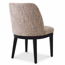 Luxus Esszimmer Stuhl Küchen Stuhl Beige Schwarz