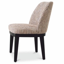 Luxus Esszimmer Stuhl Küchen Stuhl Beige Schwarz