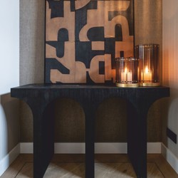 Casa Padrino console de luxe marron foncé 140 x 35 x H. 80,5 cm - Meubles de luxe