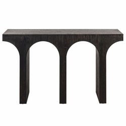 Casa Padrino console de luxe marron foncé 140 x 35 x H. 80,5 cm - Meubles de luxe