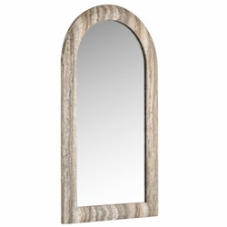 Casa Padrino miroir de luxe en pierre naturelle gris H. 100 cm - Mobilier de luxe en pierre naturelle