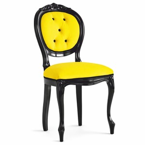 Luxus Barock Samt Esszimmer Stuhl Gelb Schwarz Luxus Barock Samt Esszimmer Stuhl Gelb Schwarz