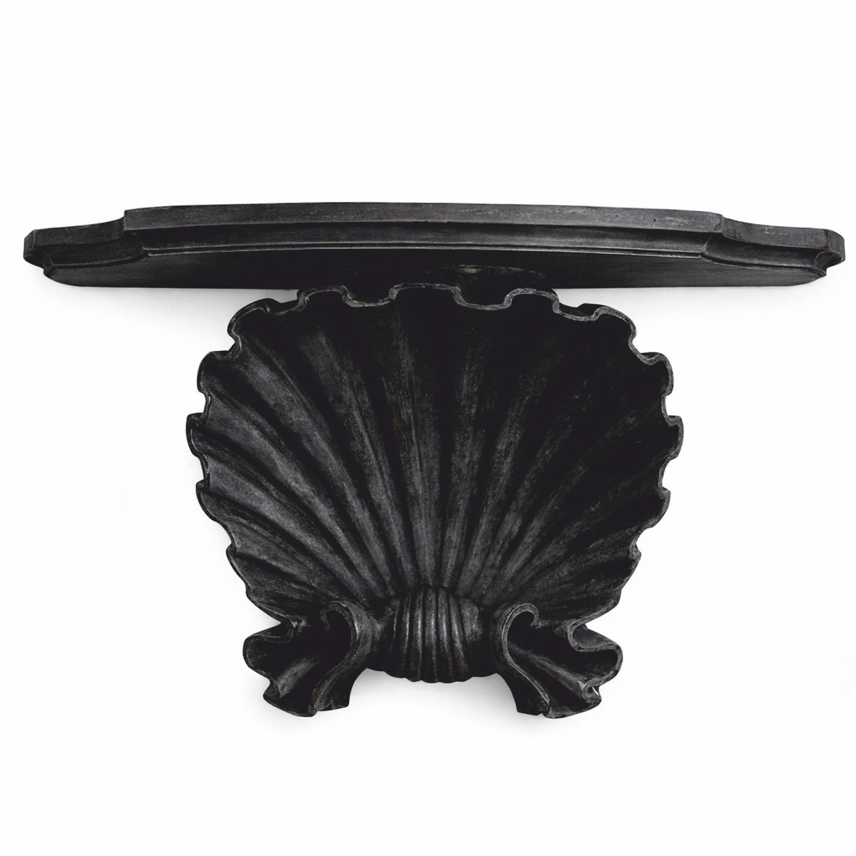 Casa Padrino console murale baroque de luxe noir antique - Décoration murale - Fabriquée en Italie Casa Padrino console murale baroque de luxe noir antique - Décoration murale - Fabriquée en Italie