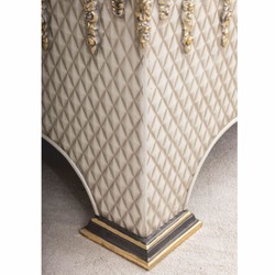 Casa Padrino Luxury Baroque Sofa Beige / Brown / Gold 245 cm - Baroque Living Room Furniture