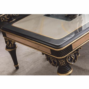 Casa Padrino Luxus Barock Wohnzimmer Set Beige / Braun / Gold - Barock Möbel