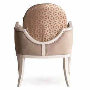 Casa Padrino Luxus Barock Wohnzimmer Sessel Braun / Creme / Gold - Barockstil Möbel