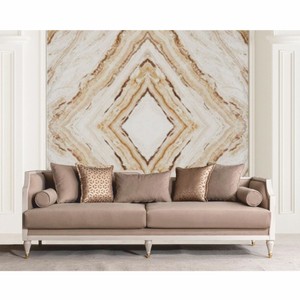 Casa Padrino Luxus Barock Wohnzimmer Set Braun / Creme / Gold - Barock Möbel
