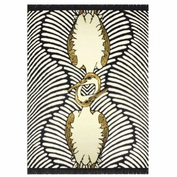 Casa Padrino Luxury Carpet Stork Cream / Beige / White / Black - Various Sizes
