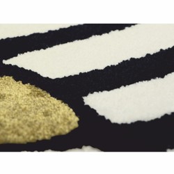 Casa Padrino Luxury Carpet Stork Cream / Beige / White / Black - Various Sizes