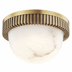Casa Padrino lámpara de techo LED de lujo latón antiguo Ø 13 cm - Iluminación LED de lujo