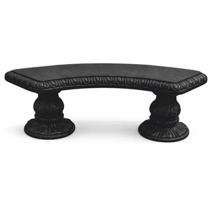 Casa Padrino Art Nouveau Garden Bench Black 156 cm - Baroque & Art Nouveau Garden Furniture Casa Padrino Art Nouveau Garden Bench Black 156 cm - Baroque & Art Nouveau Garden Furniture