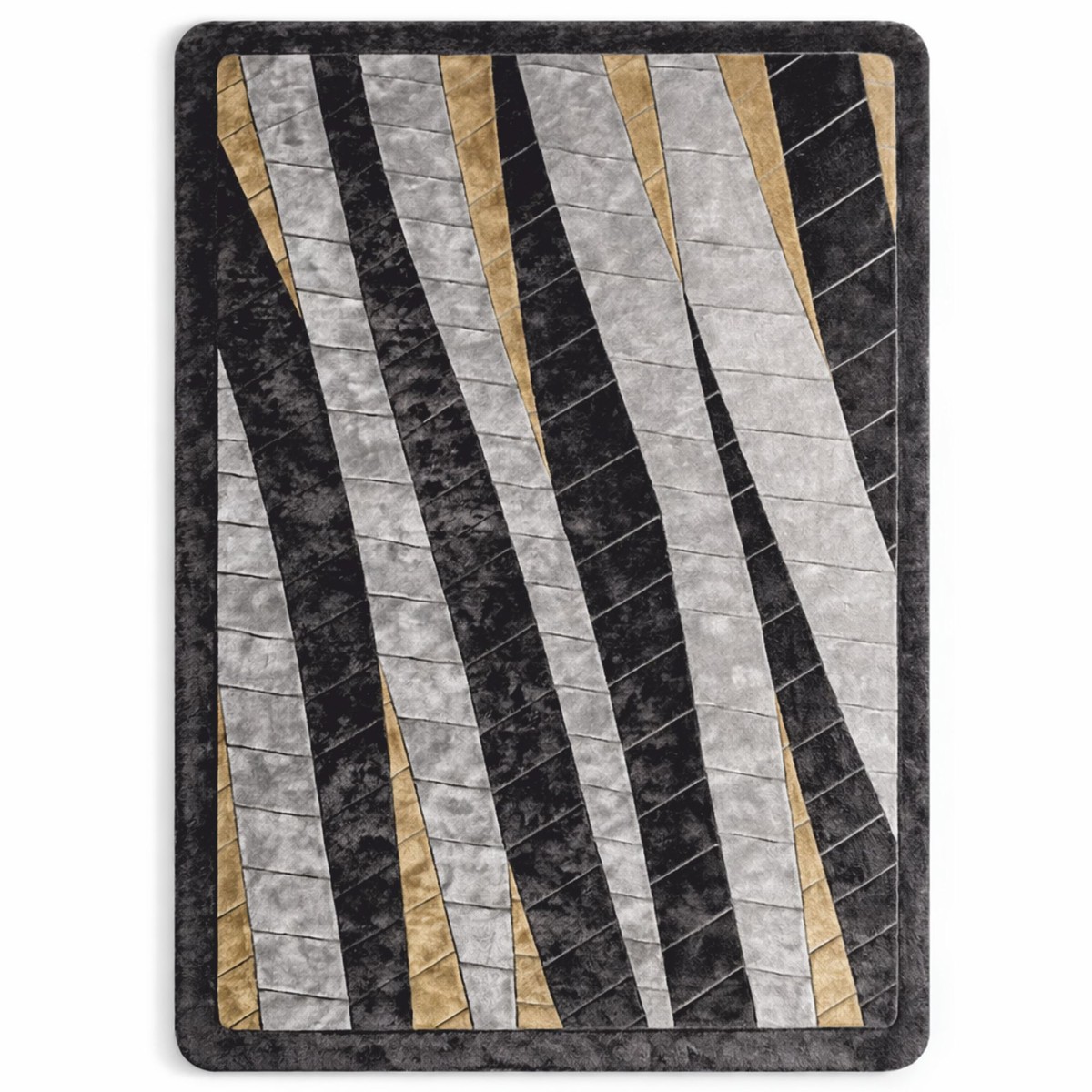 Casa Padrino Alfombra de Lujo Gris / Beige - Alfombra Rectangular de Lana - Varios Tamaños Casa Padrino Alfombra de Lujo Gris / Beige - Alfombra Rectangular de Lana - Varios Tamaños