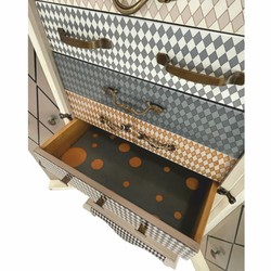Casa Padrino armoire à bijoux baroque de luxe crème / multicolore H. 170 cm - Mobilier de style baroque
