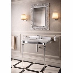 Luxus Jugendstil Keramik Waschtisch Weiß Silber Luxus Jugendstil Keramik Waschtisch Weiß Silber