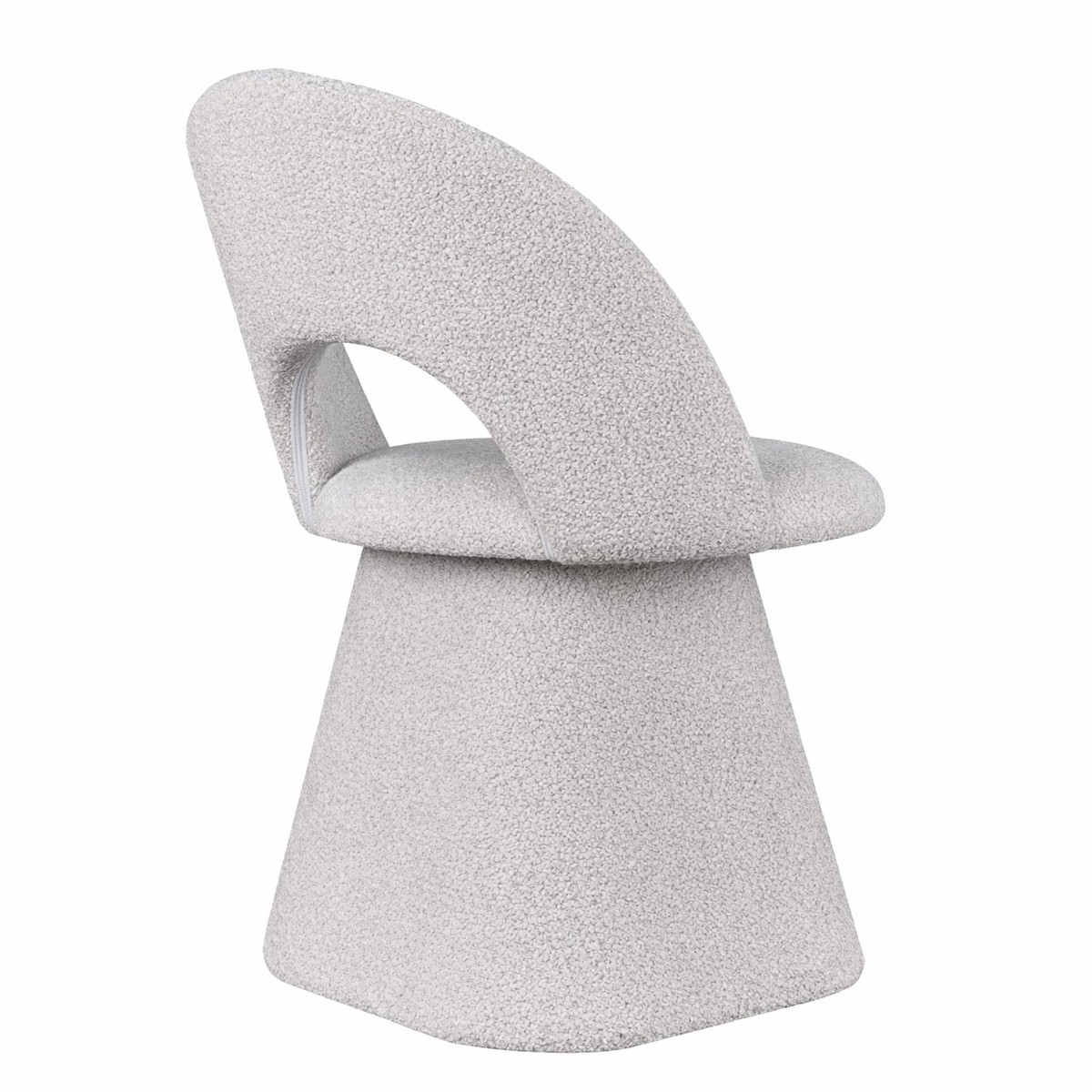 Casa Padrino chaise de salle à manger de luxe gris clair H. 79 cm - Meubles de salle à manger Casa Padrino chaise de salle à manger de luxe gris clair H. 79 cm - Meubles de salle à manger