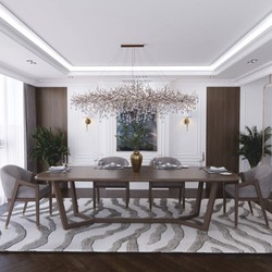 Casa Padrino Mesa de Comedor de Lujo Marrón Oscuro 200 cm - Muebles de Comedor de Lujo