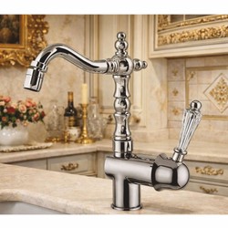 Casa Padrino Grifo de Lavabo Art Nouveau de Lujo Al. 24 cm - Hecho en Italia