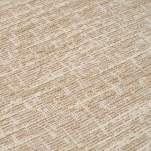 Casa Padrino Luxus Hocker Schwarz / Creme 55 cm - Luxus Hotel Möbel