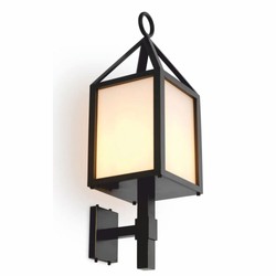 Casa Padrino applique murale d'extérieur de luxe bronze / blanc H. 86 cm - éclairage extérieur de luxe