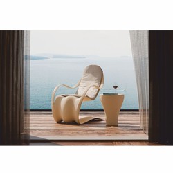 Casa Padrino Silla de Jardín de Lujo Beige Al. 103 cm - Muebles de Jardín y Hotel de Lujo