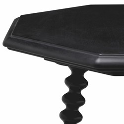 Casa Padrino Luxury Side Table Black H. 65.5 cm - Living Room & Hotel Furniture