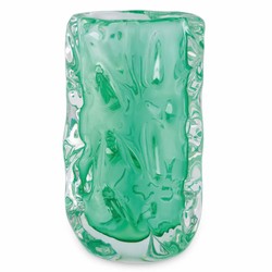 Casa Padrino jarrón de vidrio de lujo verde A. 31 cm - Accesorios decorativos de lujo