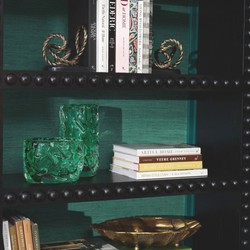 Casa Padrino jarrón de vidrio de lujo verde A. 31 cm - Accesorios decorativos de lujo