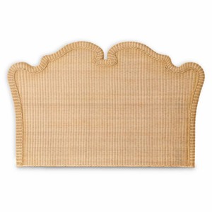 Luxus Rattan Bett-Kopfteil Naturfarben