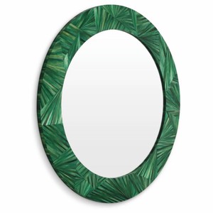 Casa Padrino Luxury Mirror Green Ø 120 cm - Round Wall Mirror - Luxury Quality