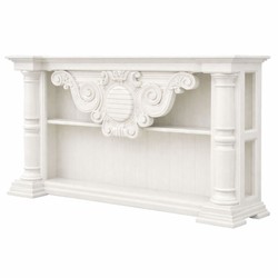 Casa Padrino console de style campagnard de luxe blanc 170 cm - Mobilier de style campagnard
