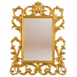 Prunkvoller Luxus Barock Spiegel Wandspiegel Gold