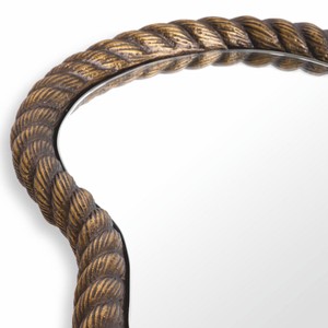 Casa Padrino Luxus Serviertablett Antik Messing 66,5 cm - Luxus Accessoires