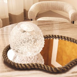 Casa Padrino plateau de service de luxe laiton antique 66,5 cm - Accessoires de luxe