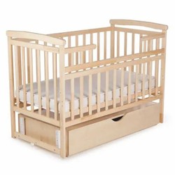 Casa Padrino lettino per bambini di lusso in legno massello con materasso naturale 125 cm