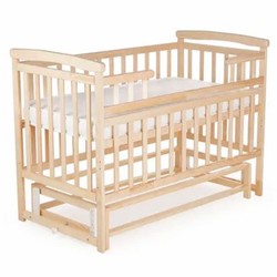 Casa Padrino lettino per bambini di lusso in legno massello con materasso naturale 125 cm