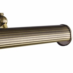 Casa Padrino Art Nouveau Metal Wall Lamp Brass 35.9 cm - Reading Lamp