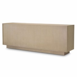 Luxus Massivholz Sideboard mit 4 Türen Beige Bronze