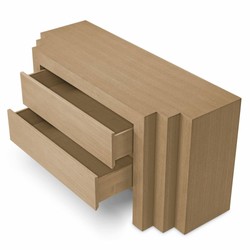 Casa Padrino Luxury Chest of Drawers with 3 Drawers Beige 134 cm - Luxury Furniture