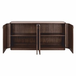 Casa Padrino aparador de lujo de roble con 4 puertas marrón 180 cm - Muebles de lujo
