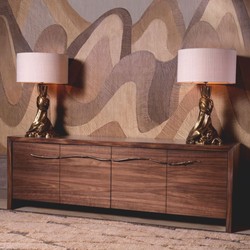Casa Padrino Aparador de Lujo Marrón / Bronce 240 cm - Muebles de Salón y Hotel