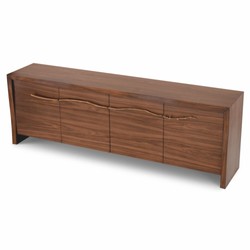 Casa Padrino Aparador de Lujo Marrón / Bronce 240 cm - Muebles de Salón y Hotel