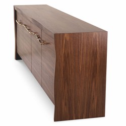 Casa Padrino Aparador de Lujo Marrón / Bronce 240 cm - Muebles de Salón y Hotel