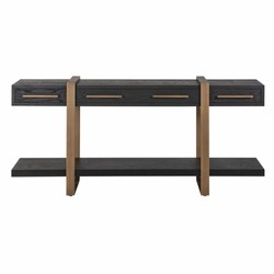 Casa Padrino Luxury Sideboard Black / Antique Brass 180 cm - Luxury Furniture