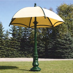 Casa Padrino baroque garden decoration parasol green / beige Ø 350 x H. 418.5 cm Casa Padrino baroque garden decoration parasol green / beige Ø 350 x H. 418.5 cm