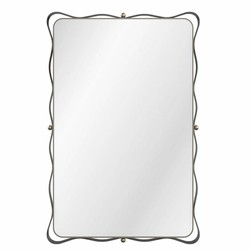 Casa Padrino Espejo de Metal de Lujo Bronce / Oro Al. 119,4 cm - Muebles de Lujo