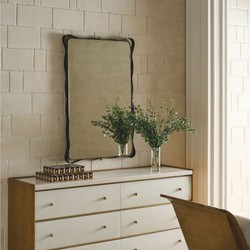 Casa Padrino Espejo de Metal de Lujo Bronce / Oro Al. 119,4 cm - Muebles de Lujo