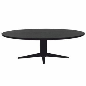 Casa Padrino Luxus Esstisch Schwarz 230 cm - Ovaler Küchentisch - Esszimmer Möbel