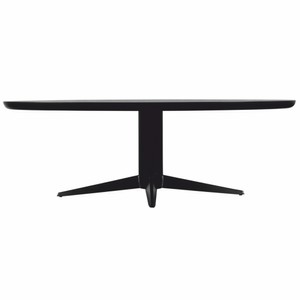 Casa Padrino Luxus Esstisch Schwarz 230 cm - Ovaler Küchentisch - Esszimmer Möbel