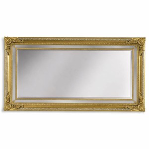Casa Padrino espejo barroco de lujo oro / plata 196 cm - Muebles barrocos - Hecho en Italia